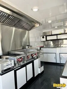 2026 Kitchen Trailer New Build Food Trailer Diamond Plated Aluminum Flooring Texas for Sale