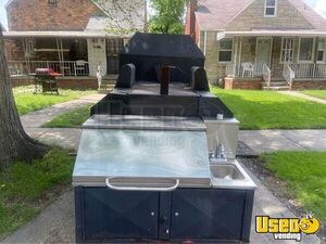 21' Open Bbq Smoker Trailer Open Bbq Smoker Trailer Bbq Smoker Michigan for Sale