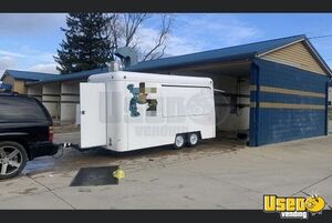 22022 Fiber Core Trailers Kitchen Food Trailer Concession Window Ohio for Sale