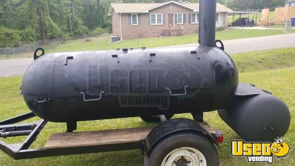 300-gallon Tank Reverse Flow Open Bbq Smoker Trailer Open Bbq Smoker Trailer Alabama for Sale