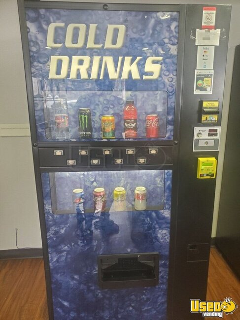 Dixie Narco 501e Live Display Soda Cold Drink Vending Machine For Sale ...