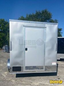 7x12sa Empty Concession Trailer Concession Trailer Diamond Plated Aluminum Flooring Georgia for Sale