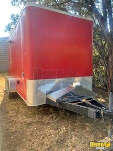 7x14 Food Trailer/ Double Axle Easy Haul! Concession Trailer Refrigerator Texas for Sale