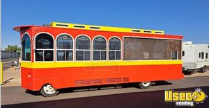32' Chevy Trolley Bus Vintage Streetcar Food Truck Soft Serve Ice Cream Truck  Partial Conversion for Sale in Arizona!