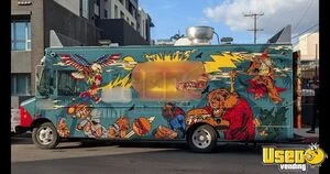 2005 27' Workhorse All-Purpose Food Truck with Fire Suppression & HCD Insignia for Sale in California!