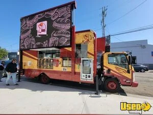 First Full HD LED Food Truck 2015 23' Isuzu NQR Diesel w/ HCD Insignia for Sale in California!