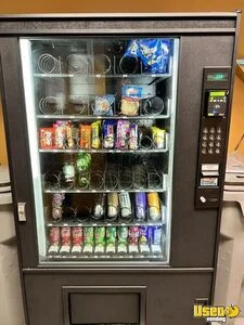 AMS Automated Merchandising Systems Snack and Drink Combo Vending Machine For Sale in Georgia!