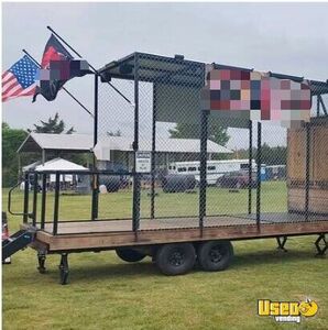 Axe Throwing Trailer Party / Gaming Trailer Exterior Lighting Alabama for Sale