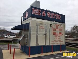 2013 Commercial Drive Up Just-Ice Bagged Ice and Water Kiosk Vending Machine for Sale in Texas!