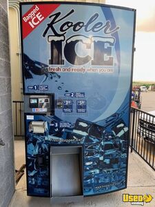 2012 Kooler Ice Model M1000 Bagged Ice Vending Machine Ice House Ice Vending Kiosk For Sale in Texas!