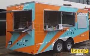 Turnkey Business - 2019 8.5' x 16' Chimney Cakes Concession Trailer w/ Custom Rotisserie Grill for Sale in Minnesota!