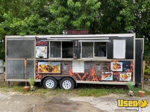 Barbecue Concession Trailer Barbecue Food Trailer Air Conditioning Florida for Sale