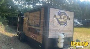 Barbecue Concession Trailer Barbecue Food Trailer Air Conditioning Georgia for Sale