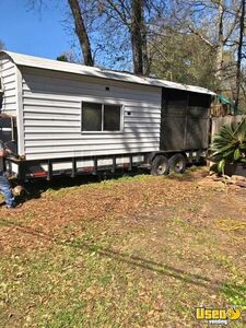 Barbecue Concession Trailer Barbecue Food Trailer Air Conditioning Texas for Sale