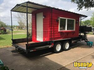 Barbecue Concession Trailer Barbecue Food Trailer Air Conditioning Texas for Sale