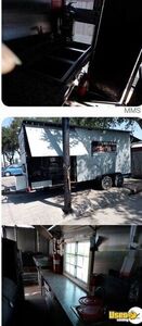 Barbecue Concession Trailer Barbecue Food Trailer Diamond Plated Aluminum Flooring Mississippi for Sale
