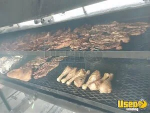 Barbecue Concession Trailer Barbecue Food Trailer Interior Lighting Mississippi for Sale