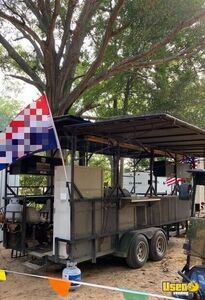 Barbecue Concession Trailer Barbecue Food Trailer Spare Tire Texas for Sale