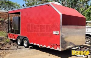 2012 - 24' Barbecue Food Concession Trailer with Open Porch for Sale in Alabama!
