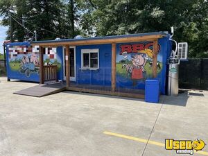 2008 8' x 40' Refrigerated Container to BBQ Concession Stand Mobile Kitchen Conversion w/ Bathroom for Sale in Alabama!
