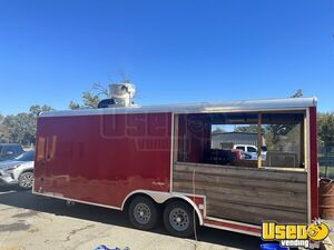 Turnkey - 2023 8.5' x 22' Cargomate Blazer Barbecue Food Concession Trailer with 8' Porch for Sale in Arkansas!