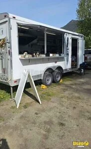 2011 8' x 24' Barbecue Kitchen Food Concession Trailer with Pro Fire System for Sale in British Columbia!