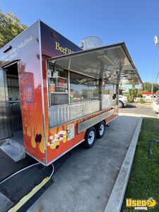 2018 8' x 17' Barbecue Food Concession Trailer with Oyler BBQ Smoker Trailer for Sale in California!