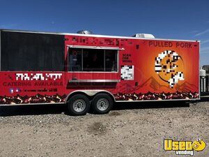 TURNKEY - 2019 8.5' x 30' Barbecue Kitchen Food Concession Trailer w/ Pro-Fire Suppression for Sale in Colorado!
