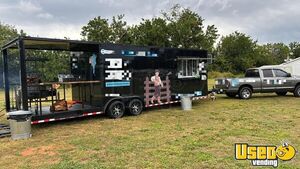 Full Turnkey Business - 2024 8.5' x 28' Barbecue Trailer w/ Porch +  2005 Dodge RAM for Sale in Florida!