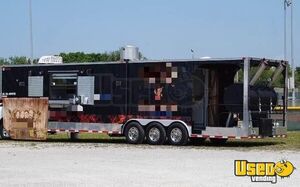 2013 8.5' x 36' Freedom BBQ & Kitchen Food Concession Trailer w/ Porch and Bathroom for Sale in Florida!