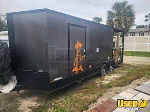 2019 26' Barbecue Food Trailer with Porch | Food Concession Trailer for Sale in Florida!