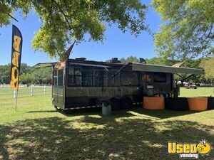 Like New - 2021 8' x 28'  Freedom Barbecue Food Trailer with Bathroom for Sale in Florida!