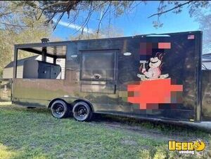 2018 - 22.5' Barbecue Food Concession Trailer with Open Porch for Sale in Georgia!