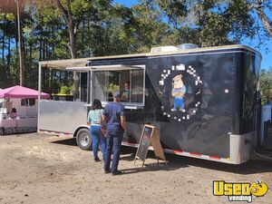 2022 -  8.5' x 22'  Barbecue Concession Trailer with Porch | Mobile BBQ Unit for Sale in Georgia!