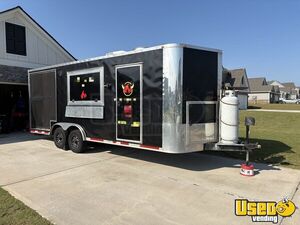 2017 8'.5' x 20' Barbecue Kitchen Concession Trailer w/ Stump Classic Smoker & Fire System for Sale in Georgia!
