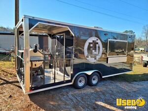 Turnkey - LIKE NEW 2023 8.5' x 22' Elite Cargo Barbecue Food Concession Trailer with Porch for Sale In Georgia!