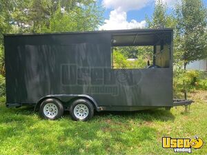 2010 8' x 16' Barbecue Food Trailer with Porch | Mobile Food Unit for Sale in Georgia!