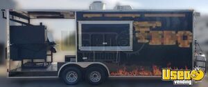 2017 8.5' x 22' Barbecue Concession Trailer with 8' Porch for Sale in Indiana!