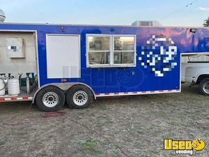 Turnkey - 2000 29' Barbecue Food Concession Trailer with Chevrolet C3500 Crew Cab Pull Truck for Sale in Kansas!