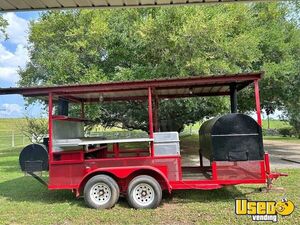 Used - 18'  Barbecue Food Trailer | Food Concession Trailer for Sale in Louisiana!