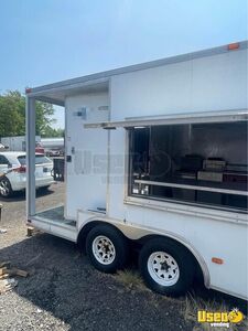 Well Equipped - 6' x 12' Barbecue Food Trailer with 6' Porch for Sale in Maryland!