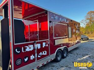 Anvil Barbecue Food Concession Trailer with Fire Suppression System + Porch for Sale in Mississippi!