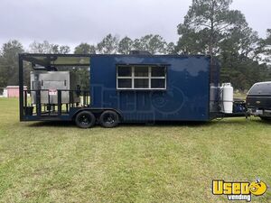NEW - 2023 8.5' x 22' Freedom Barbecue Food Concession Trailer with Porch for Sale in Mississippi!