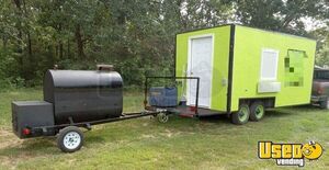 2024 - 24' Barbecue Concession Trailer with Pull Behind Smoker Trailer for Sale in Missouri!