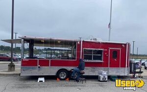 2018 Freedom 40' BBQ Trailer w/ Porch &  Separate Custom Southern Pride Smoker Trailer for Sale in Missouri!