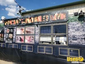 Massive 9' x 40' Barbecue Commercial Rig Kitchen Food Vending Trailer for Sale in Missouri!