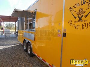 2014 8.5' x 24' Barbecue Kitchen Food Concession Trailer with Screened Porch & Pro-Fire Suppression for Sale in Nevada!