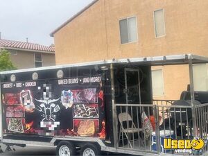 19' Barbecue Food Concession Trailer with Porch + Smoker for Sale in Nevada!