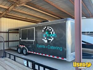 2019 28' Cargo Craft Barbecue Kitchen Food Concession Trailer with Porch for Sale in New Mexico!