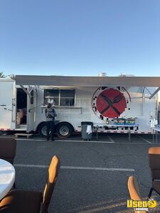 Fully Equipped - 2021 8.5' x 26' Barbecue Food Trailer with Fire Suppression System for Sale in New Mexico!